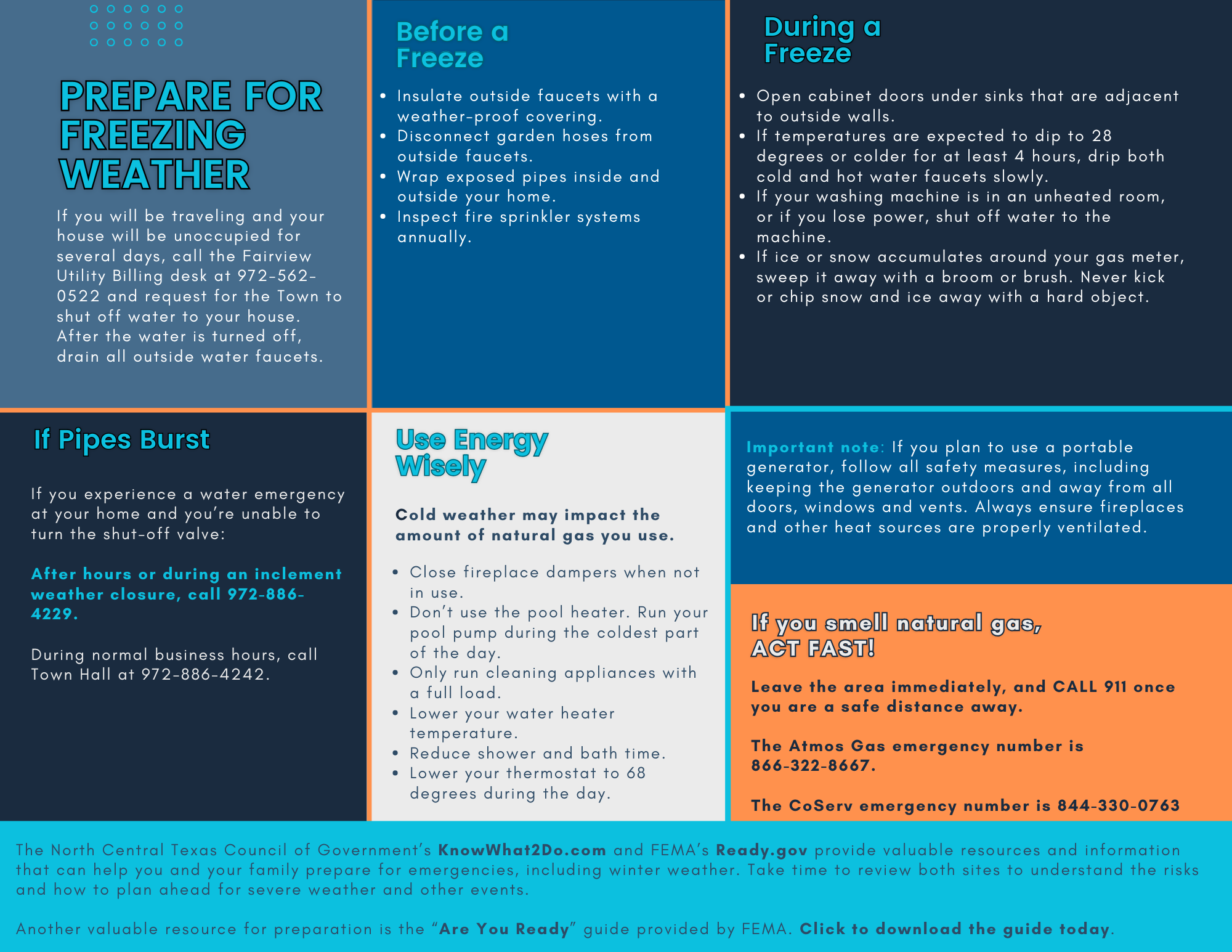 Prepare Now for Freezing Weather 1